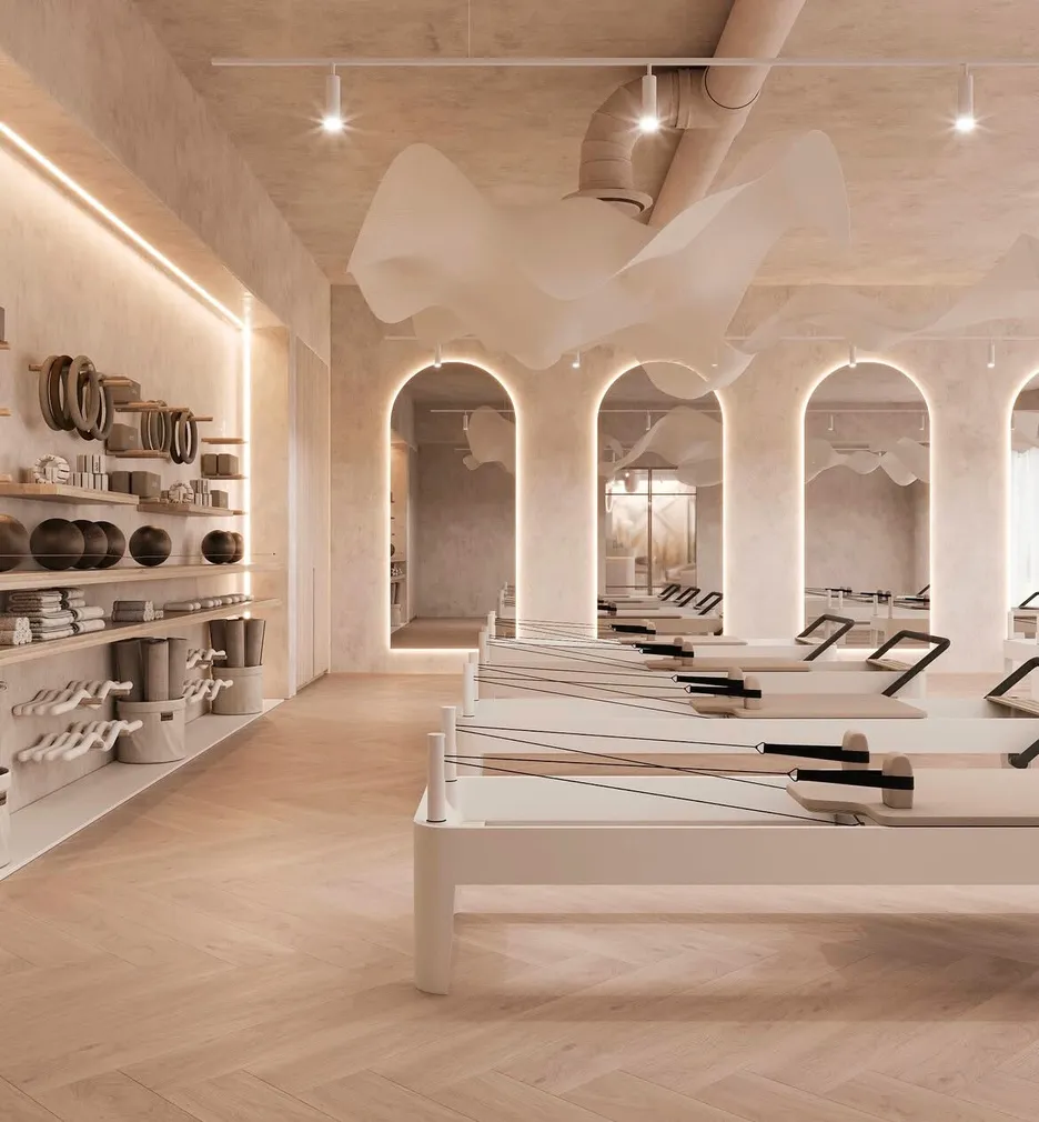 Salle de Pilates Reformer avec equipements - Yanna Pilates